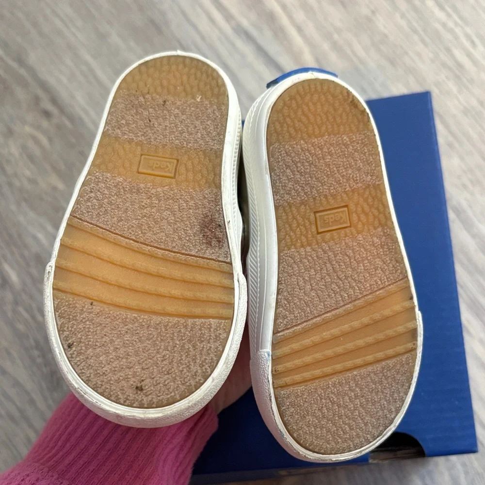 Keds Gold baby girl Shoes with Flower Detail